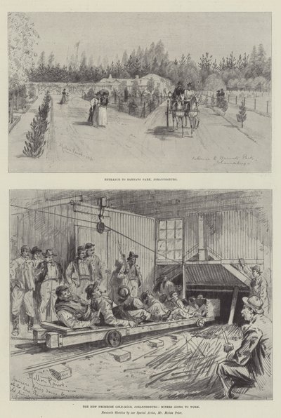 Bocetos de Sudáfrica de Melton Prior